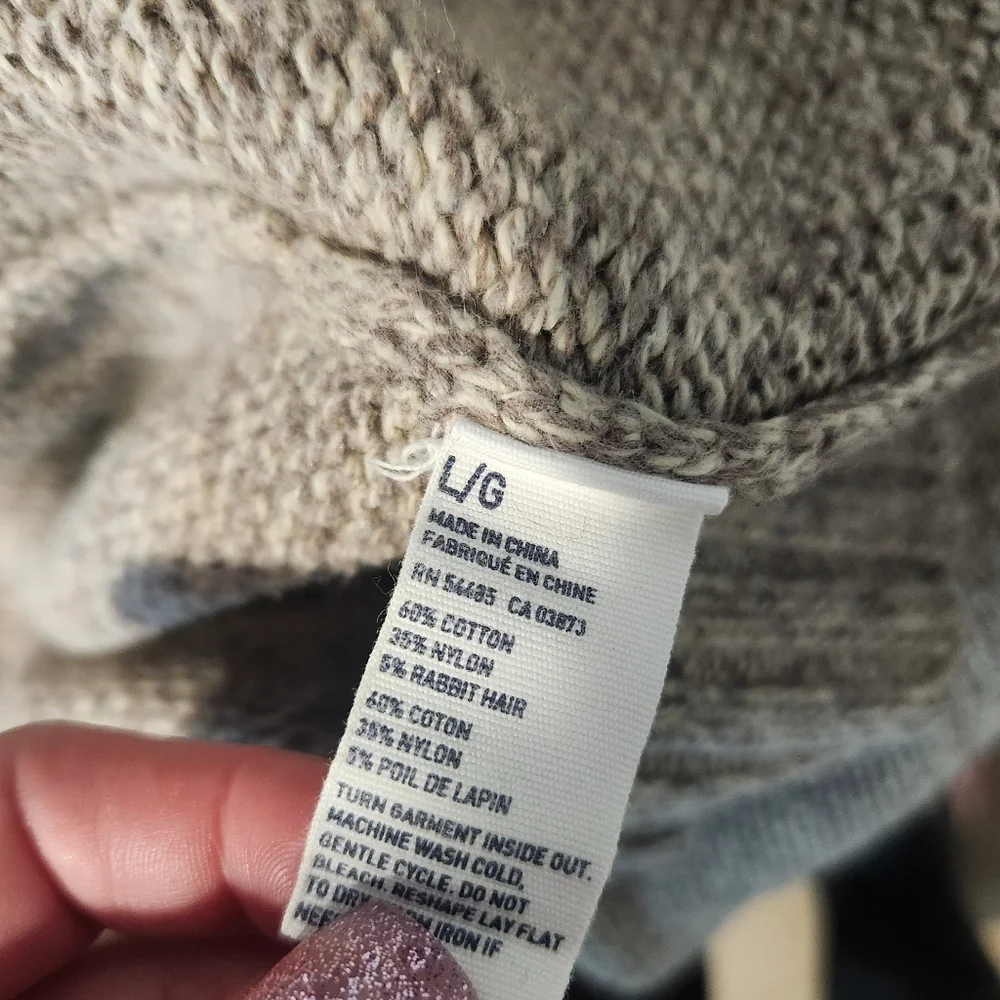 American Eagle Henley Button Front Mens Sweater Size Large Chunky Gramdpa